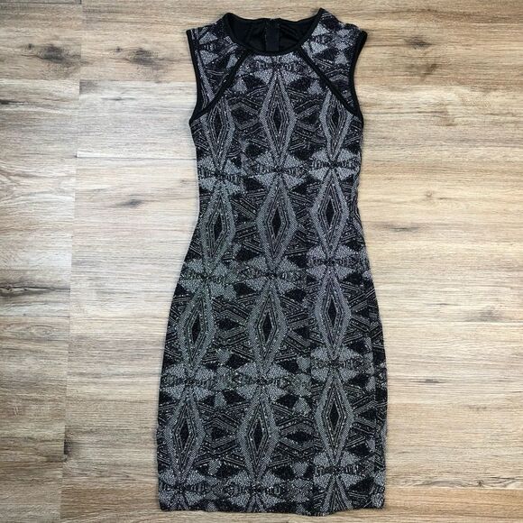 My Michelle Sequin Hearts Great Gatsby Dress sz 9 - Picture 1 of 10
